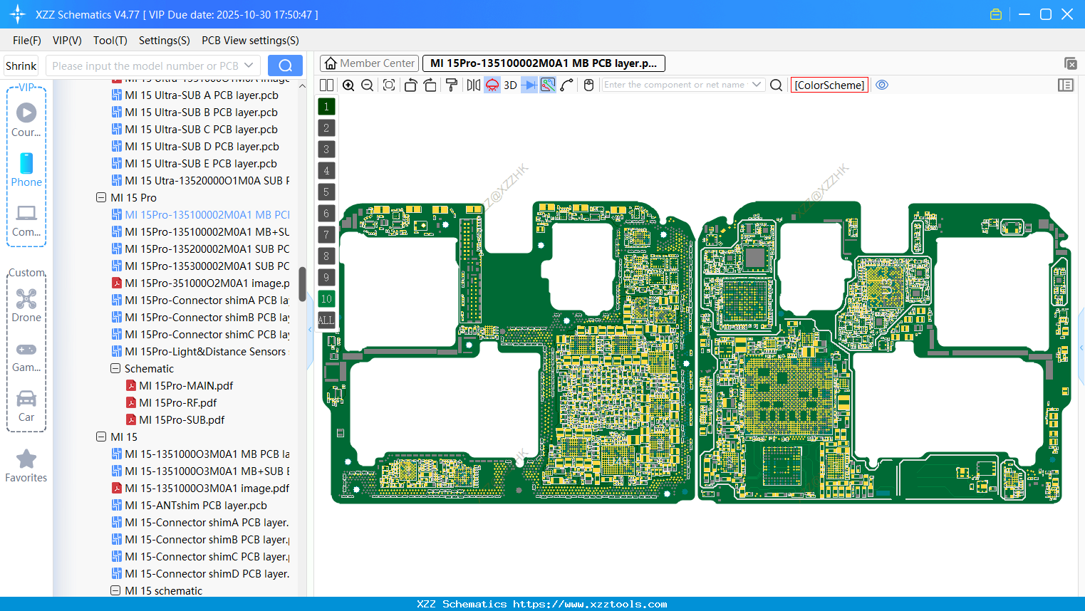 Xiaomi MI 15Pro-135100002M0A1 MB PCB Layer